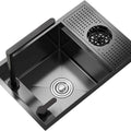 Black Mini Bar/Cafe/RV Up and Down Faucet