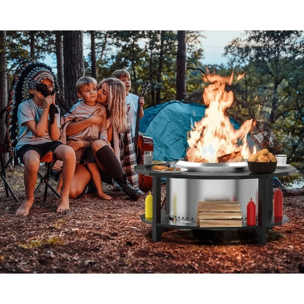 Portable Outdoor Fire Pit Table/Stove