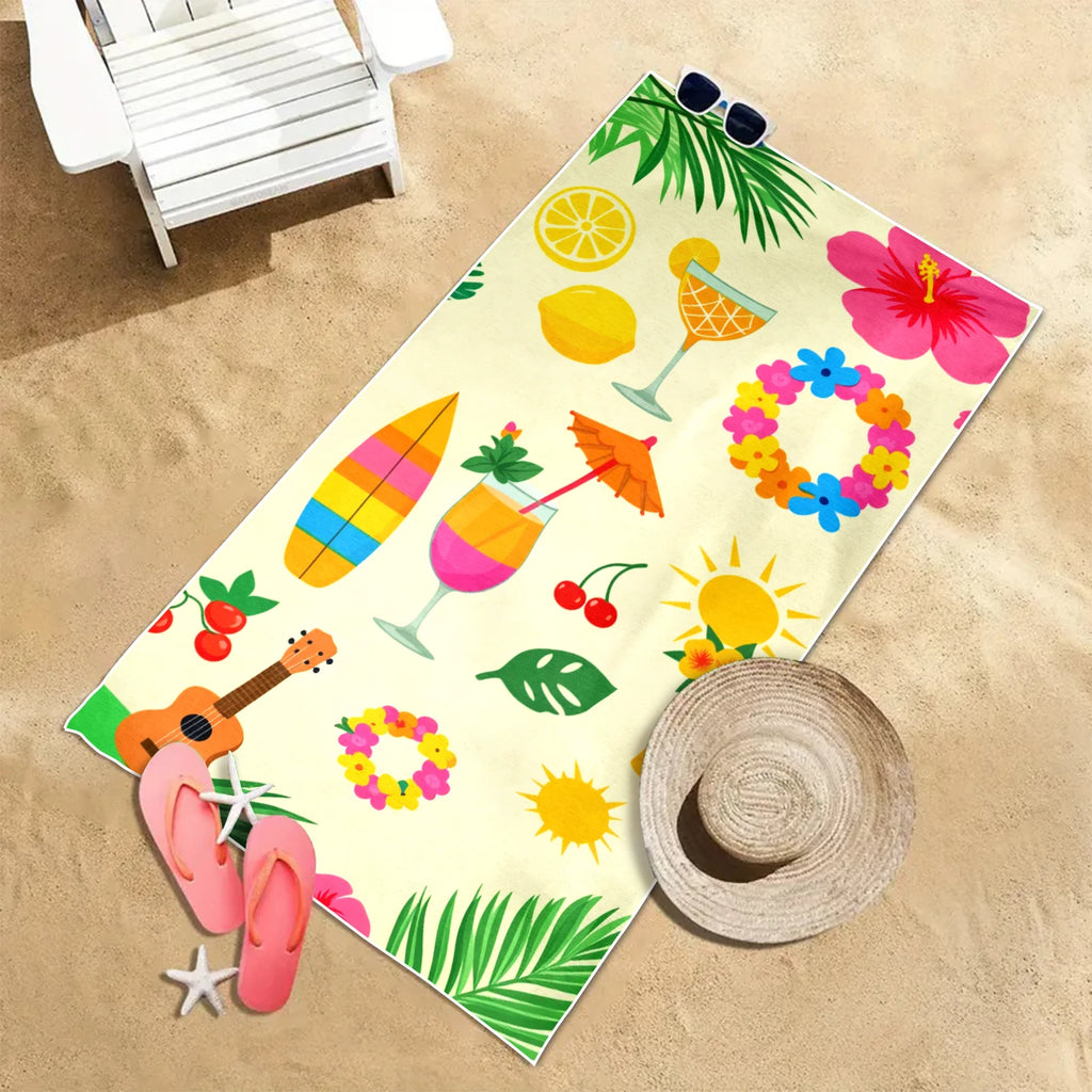 Ocean Pattern Beach Towel