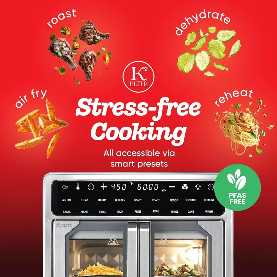 Kitchen Elite 16 Quart French Door Air Fryer