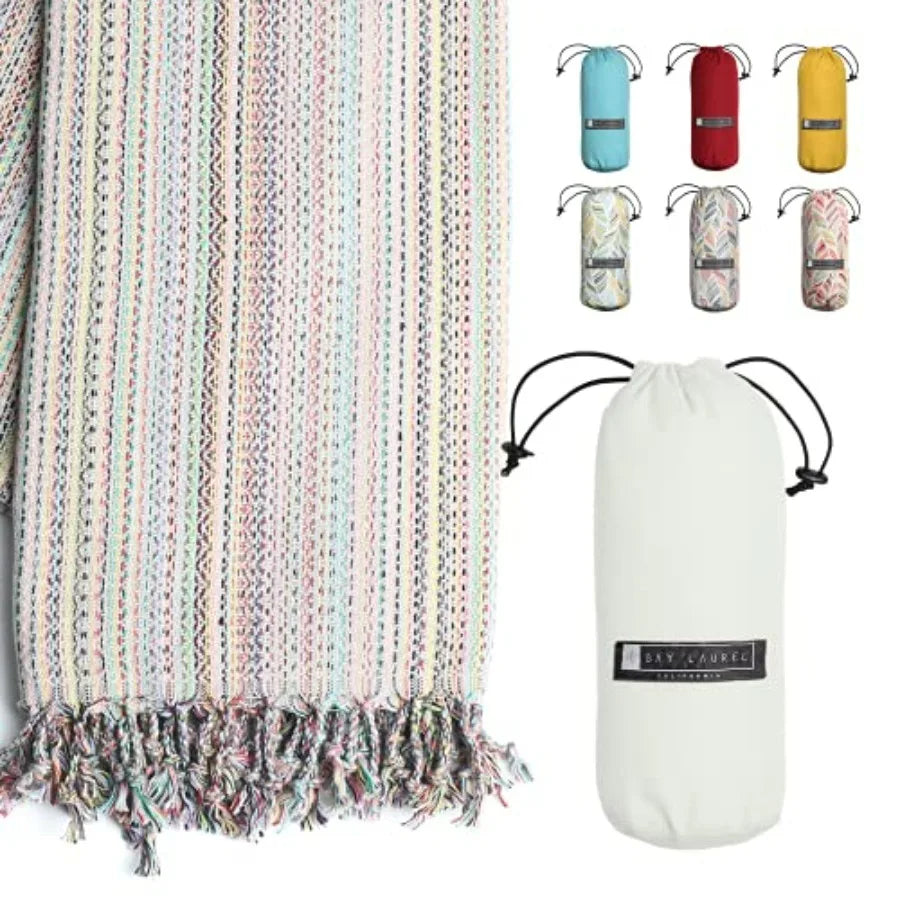 Turkish Beach Towel with Travel Bag 39 x 71