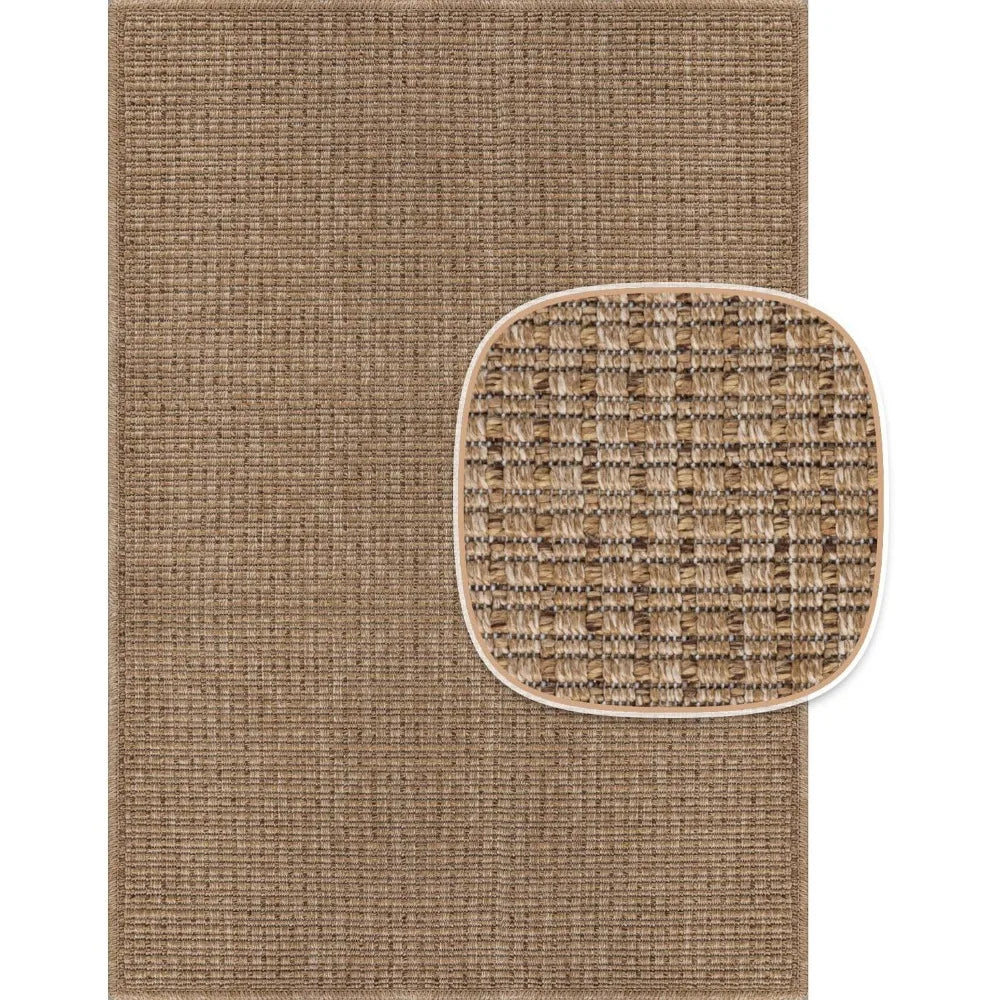 5x7 Natural Jute Durable Outdoor/Indoor