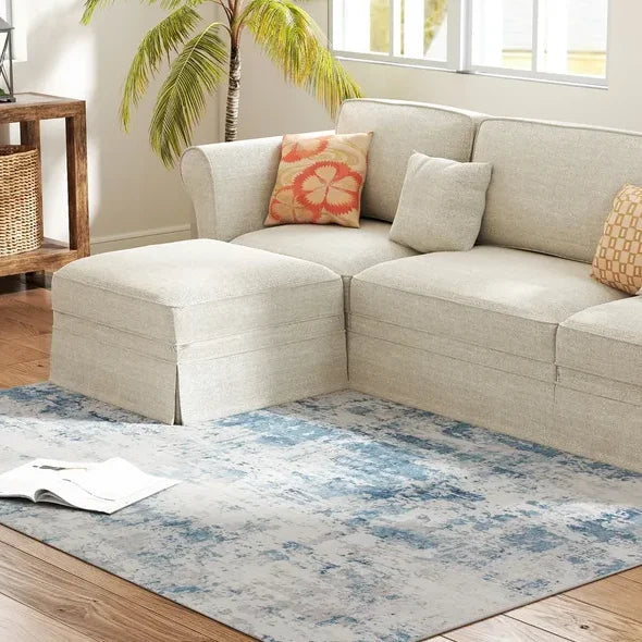 4x6 Washable Modern Abstract