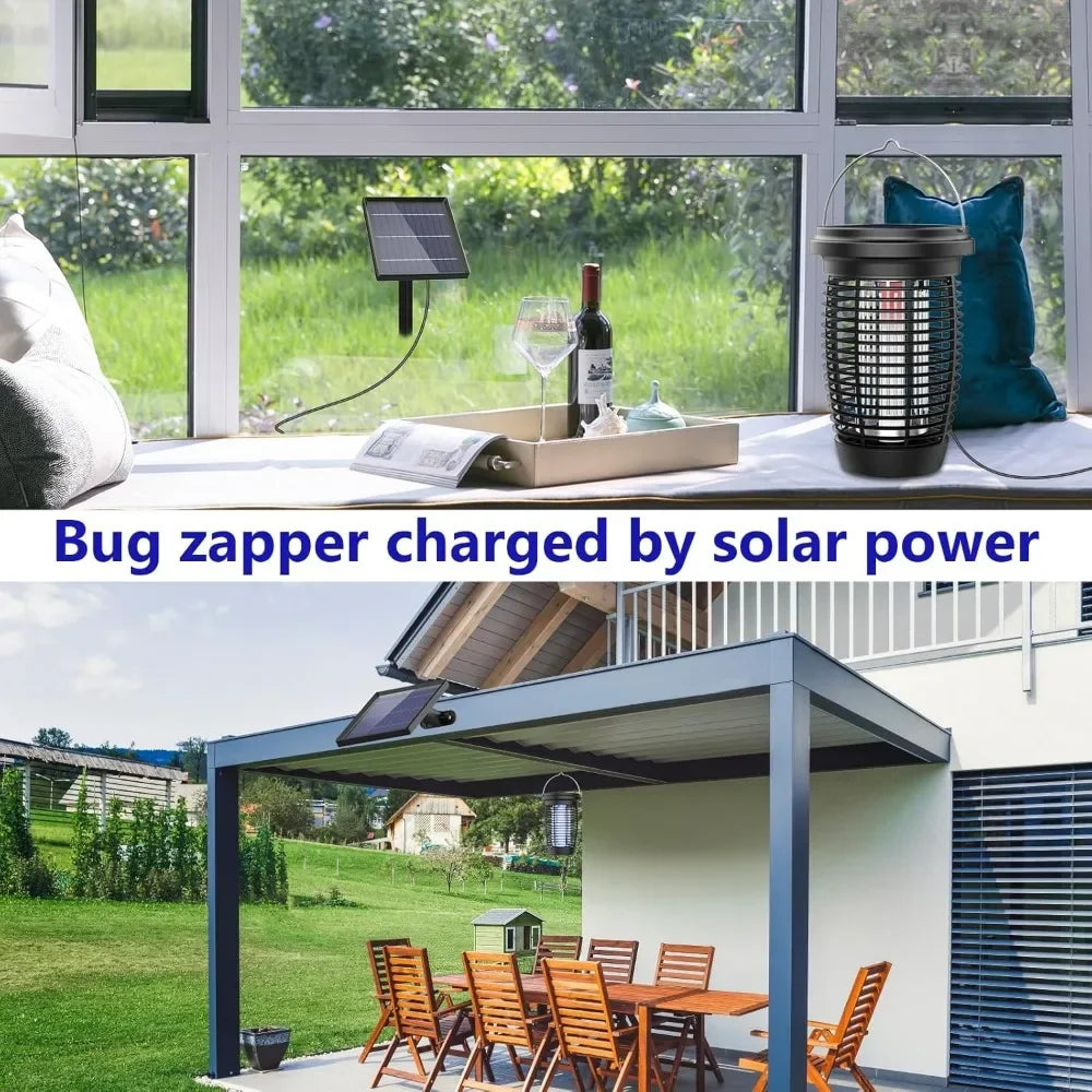 Solar Bug Zapper Lamp