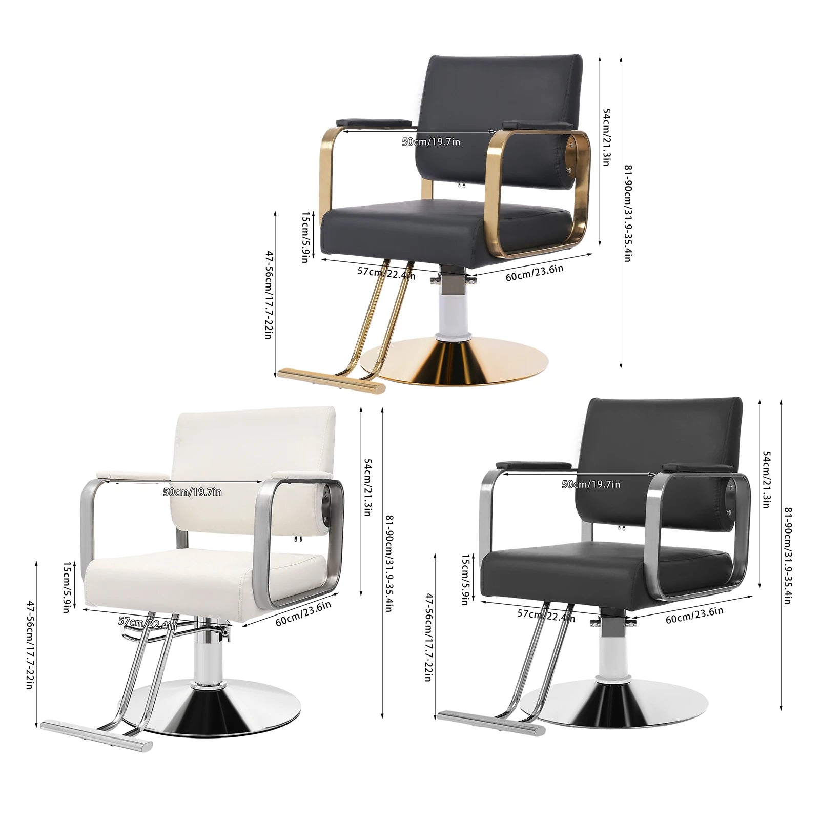 Hydraulic Pedestal Barber Shop Chair