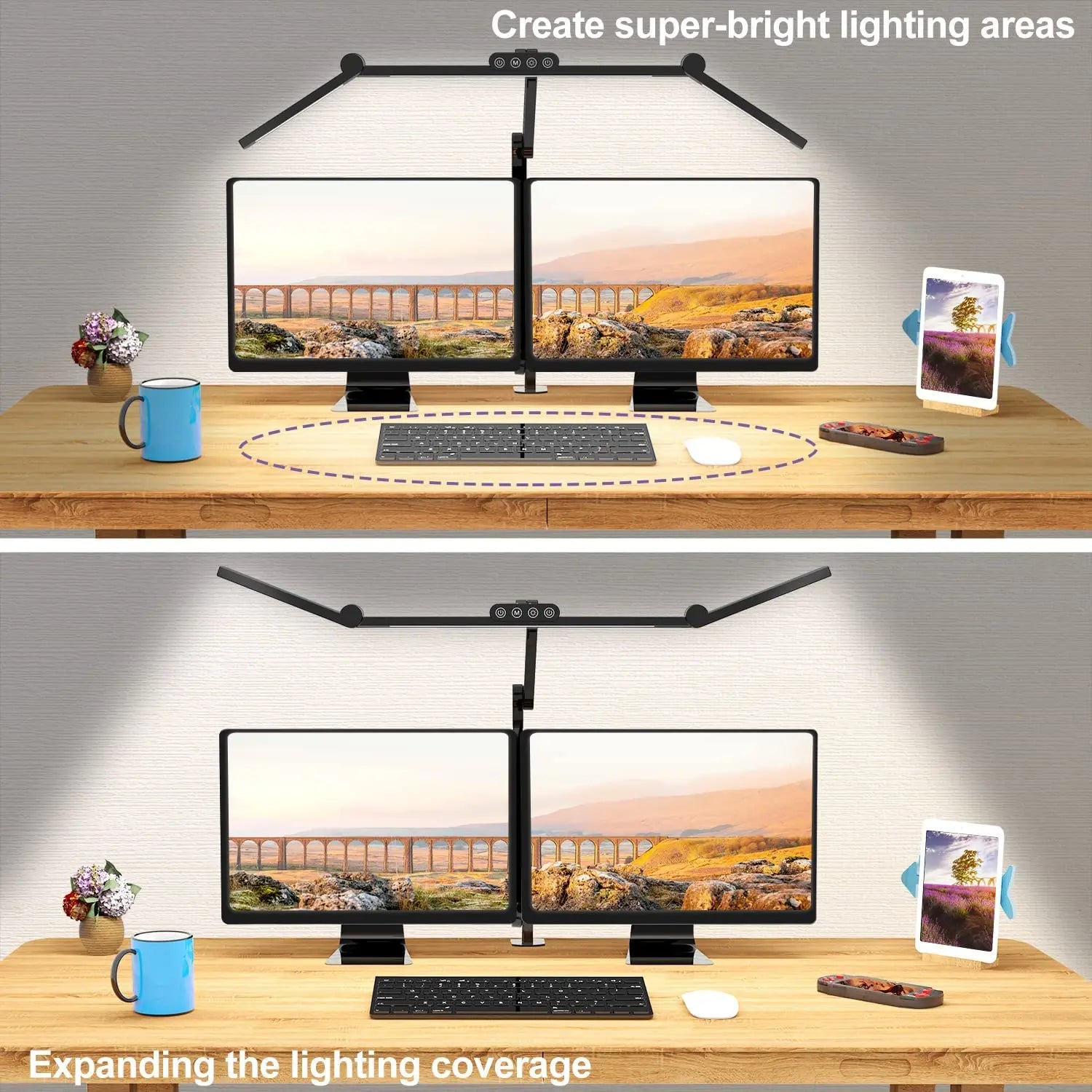 Three-head Five Color Lamp
