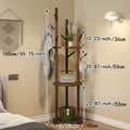 360° Rotating Hardwood Coat Rack